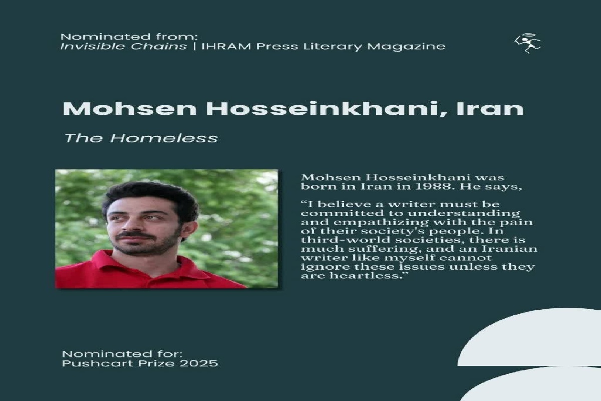 Kermanshahi Poet Nominated for International Pushcart Prize