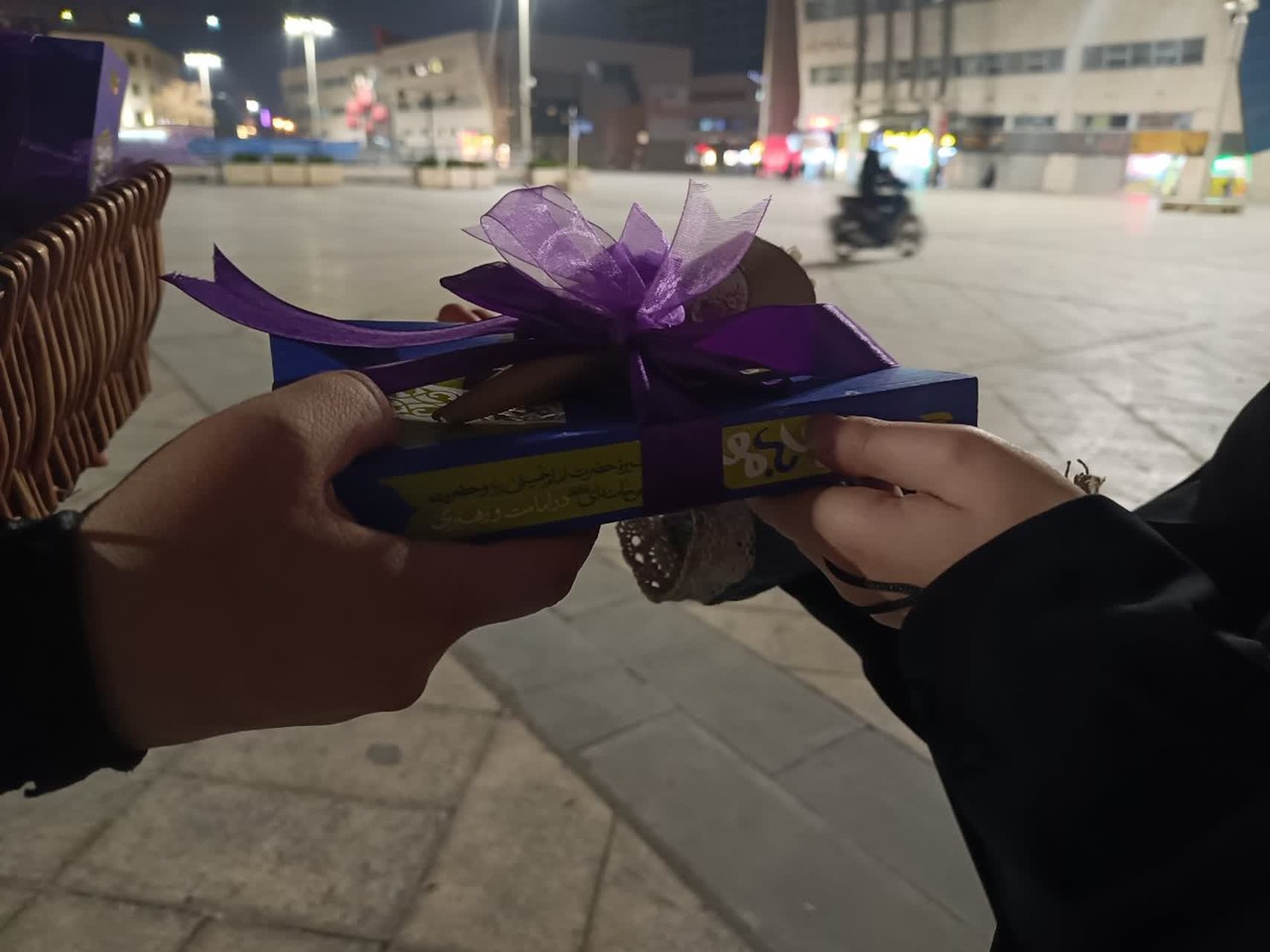 The book ‘Mo be Mo’ was gifted to Mashhad girls